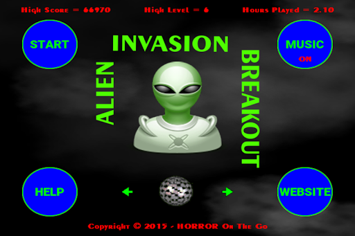 【免費街機App】Alien Invasion Breakout-APP點子