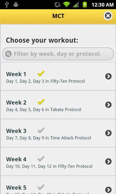 Max Capacity Training - screenshot