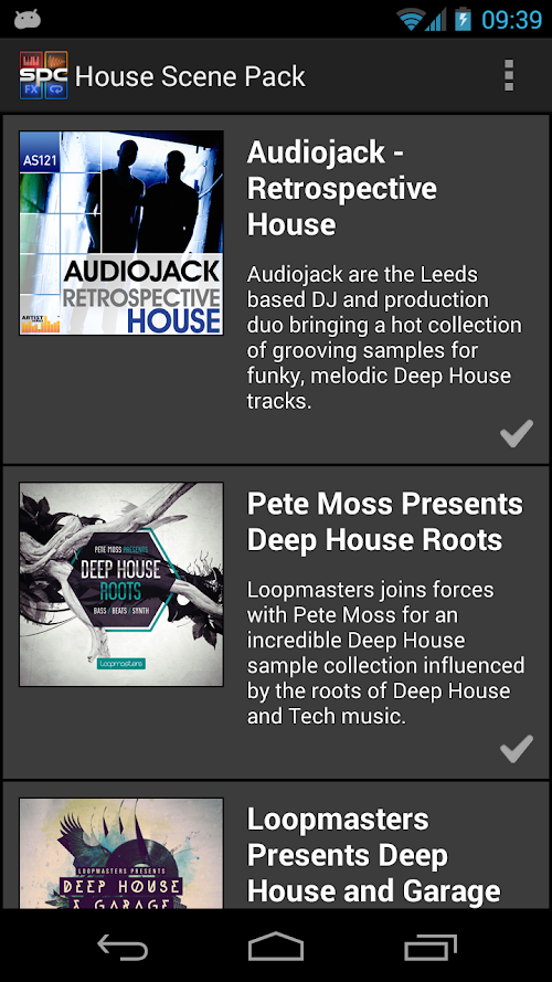 Android application SPC House Scene Pack screenshort