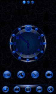 How to install Sleek Blue Clock Widget 1.0 unlimited apk for pc