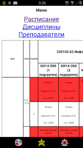 ИКИТ СФУ Расписание