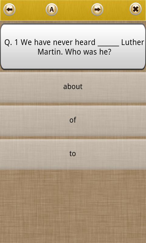 Test Your Prepositions Screen 3