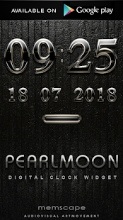 PEARLMOON Luxury Clock Widget Screenshots 4