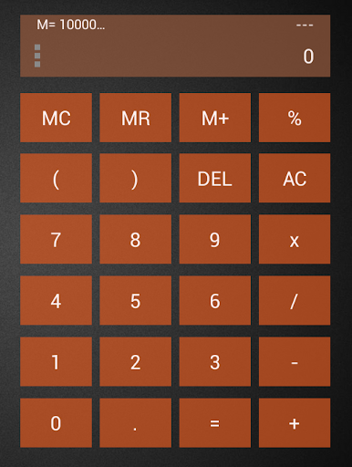 Customizable Calculator Widget