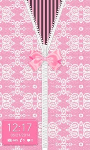 How to install White Pink Lace Bow Go Locker patch 1.2 apk for bluestacks