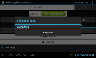 Anteprima screenshot di Andy's Graphing Calculator APK #8