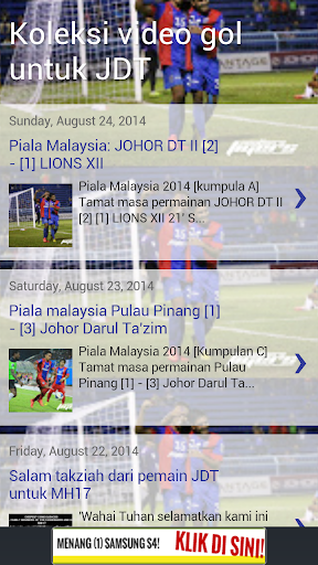 JDT Goals