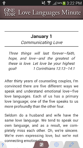 One Year® Love Language Devo