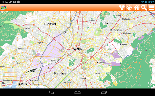 Athens, Greece Offline Map Screenshots 0