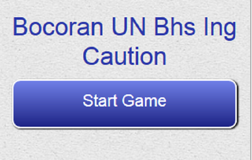 Bocoran UN Bhs Ing Caution
