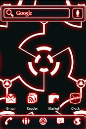 ADW Theme Glow Legacy Red Pro poster 5