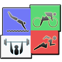 Megathlon : triathlon training mobile app icon