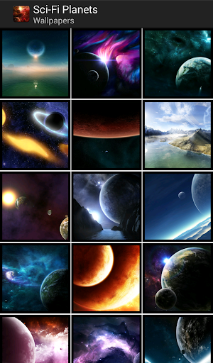 Sci-FI Planets - HD Wallpapers