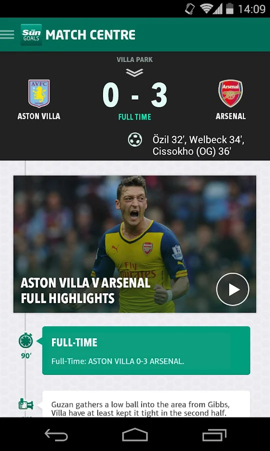 Sun Goals - screenshot