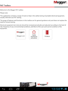 Free Megger PAT Toolbox APK