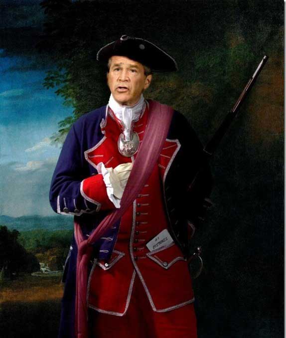 photoshop tricks on George Bush & George Bush Pictures