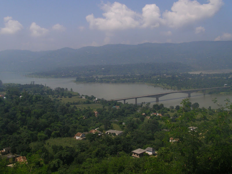 View from the Hotel Room in Bilaspur