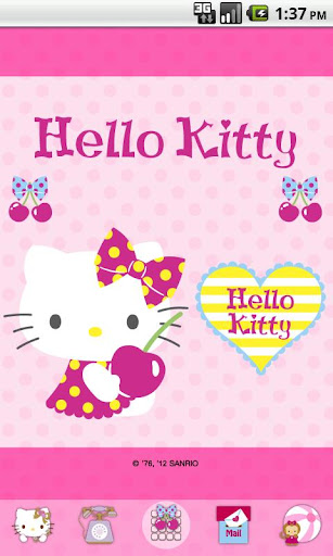 【免費個人化App】Hello Kitty Cherry Berry Theme-APP點子