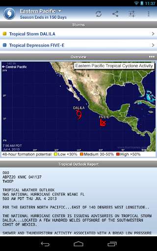 【免費天氣App】SeaStorm Hurricane Tracker-APP點子