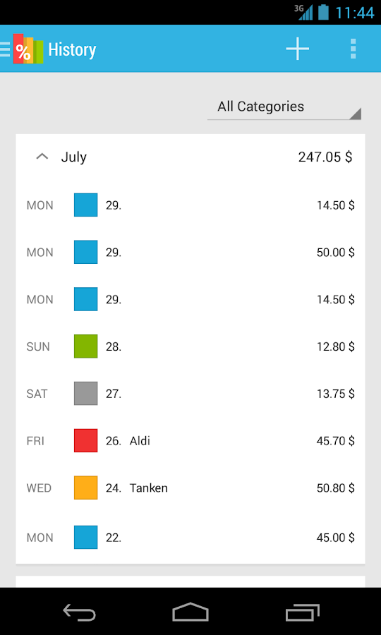 Expense Manager - screenshot