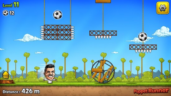Puppet Runner-Hand Footballers Screenshots 3