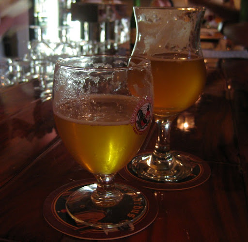 Houblon Chouffe and Pisgah Solstice at the Thirsty Monk