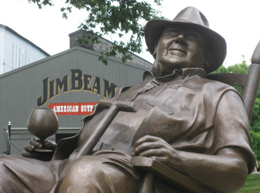 Statue of Booker Noe at Jim Beam Distillery
