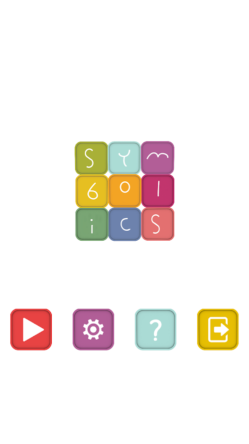 Android application Symbolics screenshort