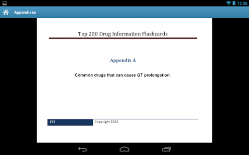 Drug Information Flash Cards Screenshots 3