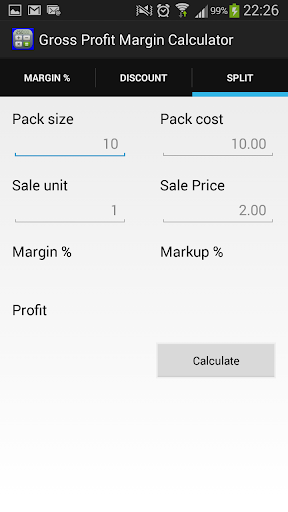 Gross Profit Margin Calculator