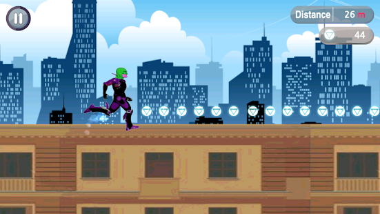 【免費街機App】Avenger Iron Hero Rooftop Run-APP點子