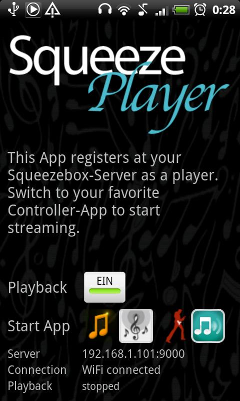    SqueezePlayer- screenshot  