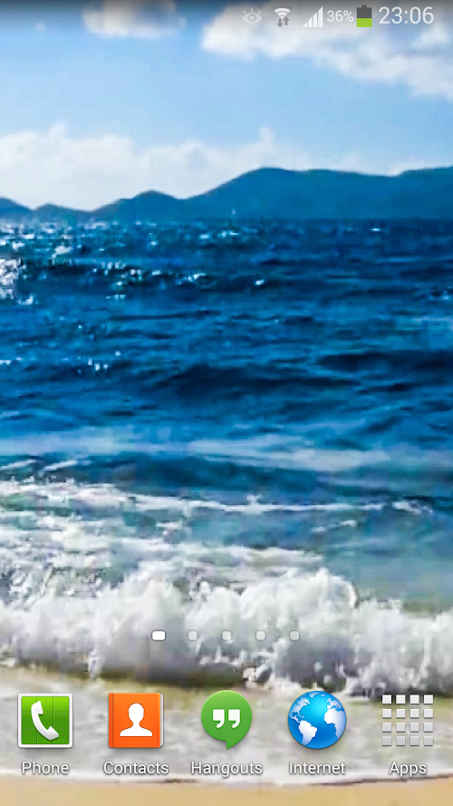 Android application Ocean Waves Live Wallpaper 57 screenshort