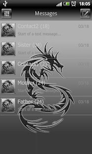 How to mod Tribal Dragon theme GO SMS Pro patch 1.02 apk for android