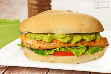 Pan-Seared Chicken Sandwich with Avocado Mayo