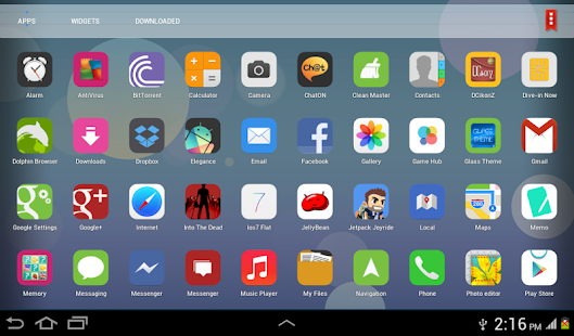 Ios7 Flat (APEX NOVA GO THEME) - screenshot thumbnail