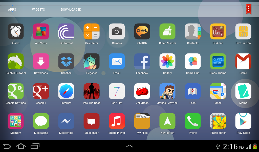 Ios7 Flat (APEX NOVA GO THEME) - screenshot