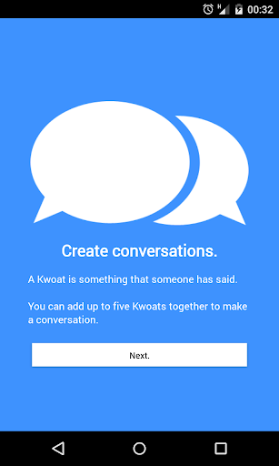 Kwoat Me - share conversations