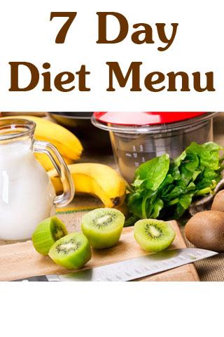 7 Day Diet Menu