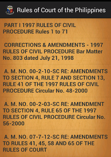 Philippines Rules of Court