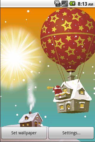 Santa Live Wallpaper Full Screen 1
