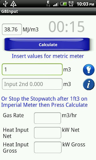 【免費商業App】GB Gas Rate Calculator-APP點子