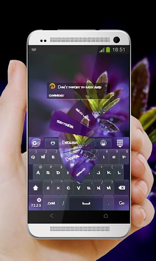 免費下載個人化APP|紫色夢幻 GO Keyboard Theme app開箱文|APP開箱王