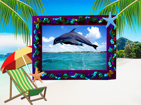 Beach Picture Frame