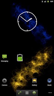 Androidアプリ Graffiti Analog Clock [Widget] のスクリーンショット