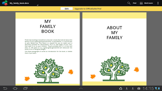OfficeSuite 7 + PDF&HD - screenshot thumbnail