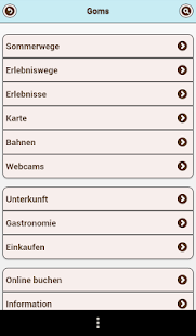 Goms alpmove Reiseführer Screenshots 0