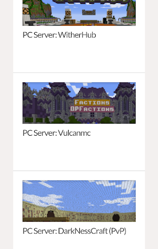 Live Servers - for Minecraft