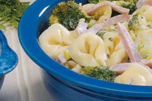Hot Tortellini Salad
