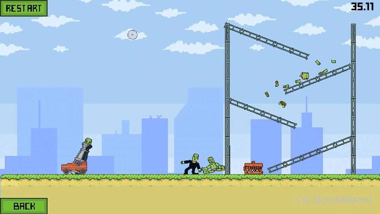 Blaster Ragdoll Zombie - screenshot